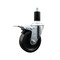 Service Caster 4'' Phenolic Swivel 1-3/8'' Expanding Stem Caster Total Lock Brake SCC-EXTTL20S414-PHR-138 - alternate 1